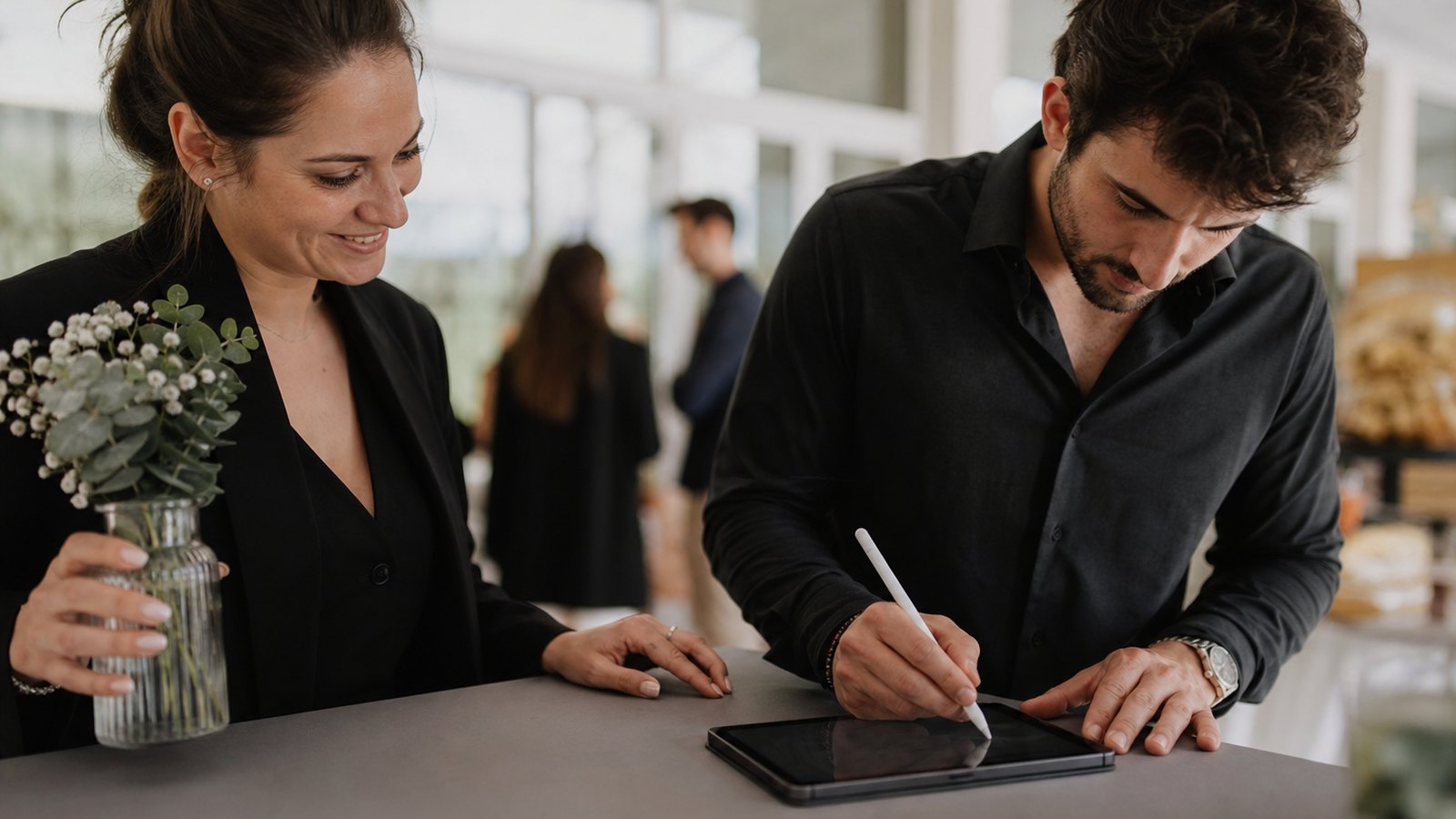 Signature électronique d'un contrat sur un téléphone